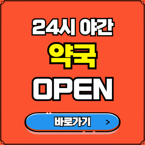 우리집 근처 야간 24시 약국 찾기